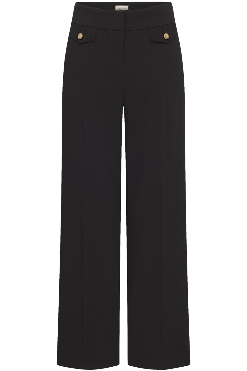 Soffhose mit Goldknöpfen "ALARA" von Seductive.