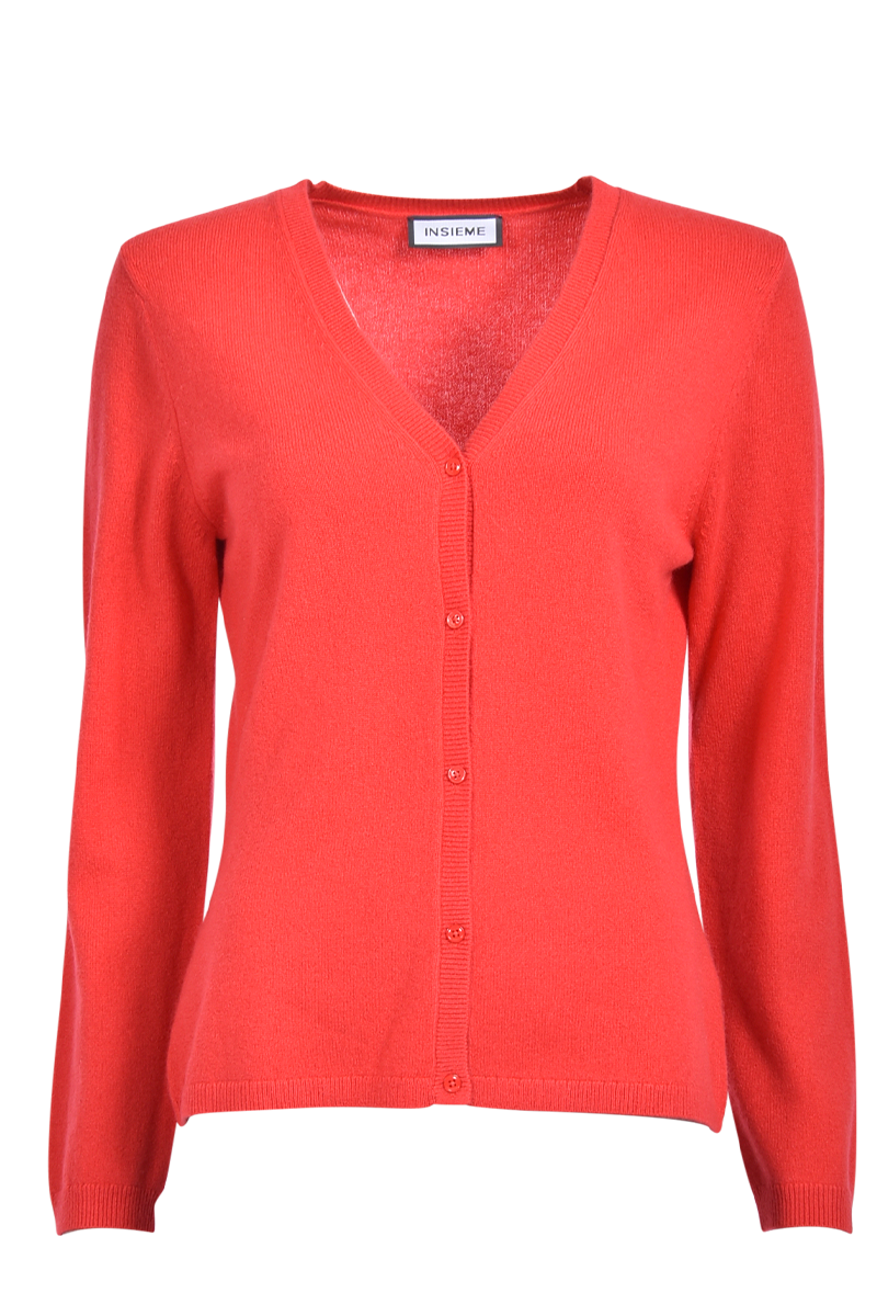 Klassischer Cardigan aus 100% Kaschmir von INSIEME.