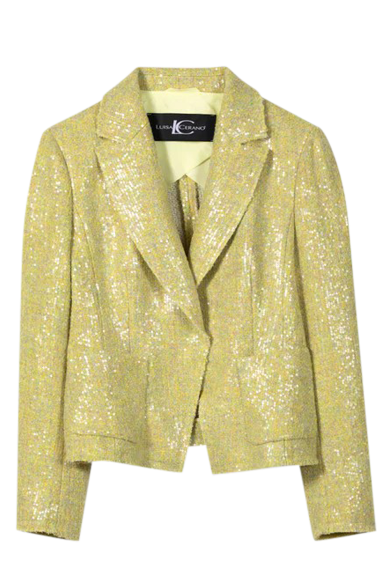 Tweed-Blazerjacke von LUISA CERANO.