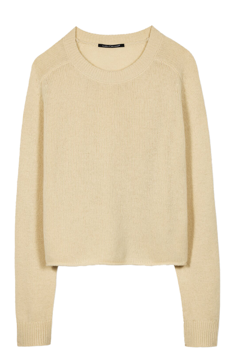 Pullover aus Kaschmir-Mix von LUISA CERANO.