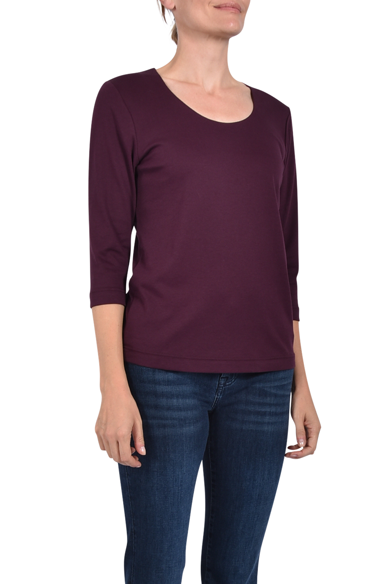 Rundhalsshirt aus Baumwolle von EFIXELLE.