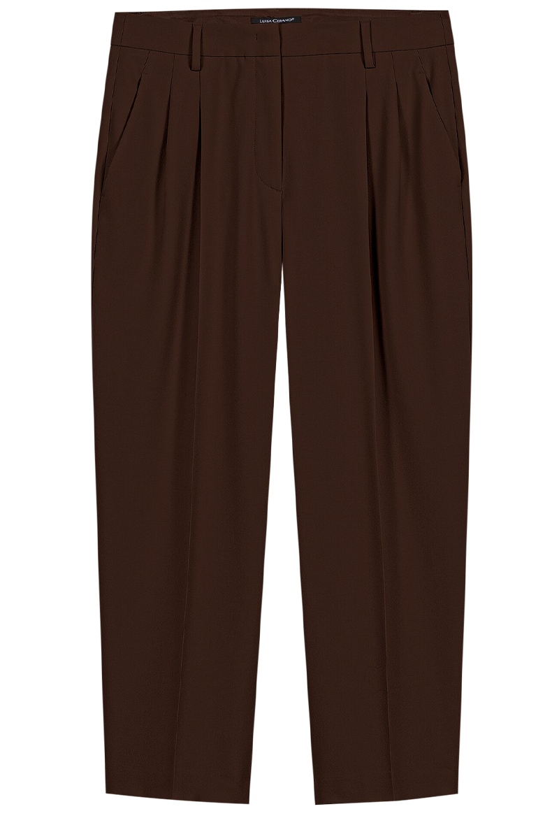 Tapered-Pants mit Bundfalten von LUISA CERANO.