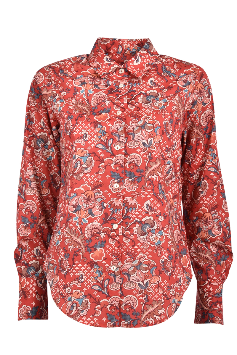 Bluse mit Liberty-Blumenmuster von STEEN.