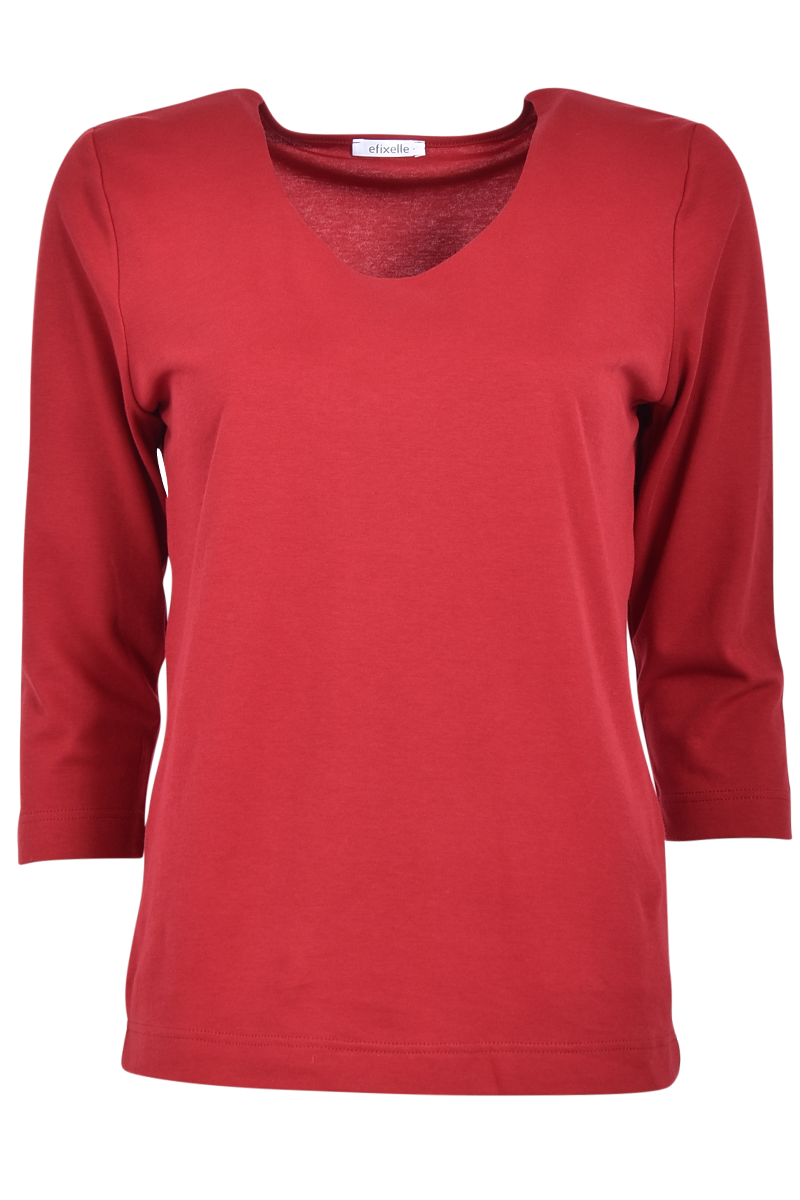 Rundhalsshirt aus Baumwolle von EFIXELLE