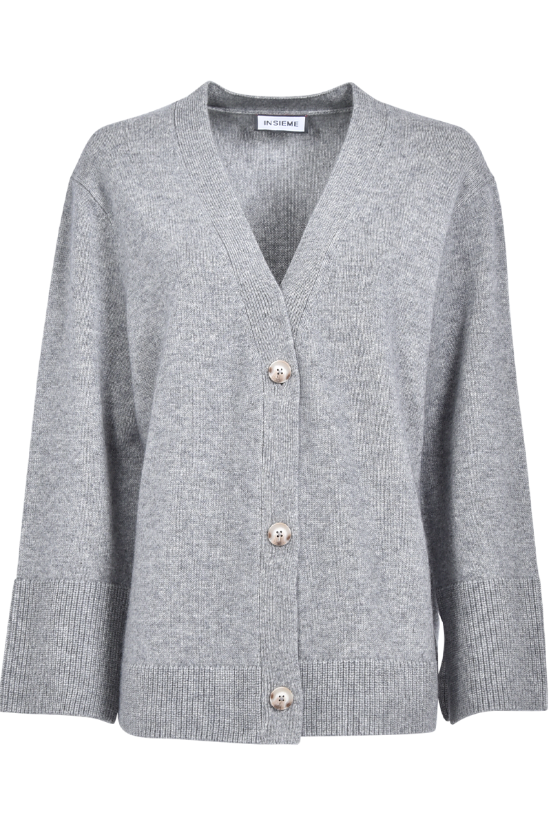 Cardigan mit weiten Ärmeln und breiten Säumen von INSIEME.
