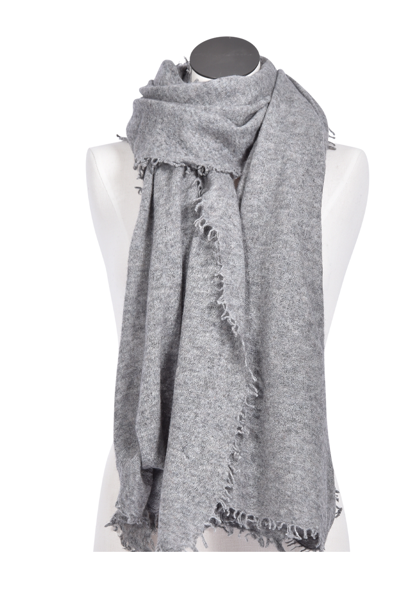 Edles Cashmere-Tuch von PUR SCHOEN, GREY
