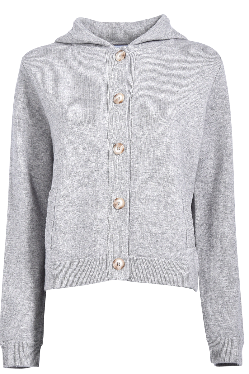 Strick-Hoody mit Kapuze von INSIEME.