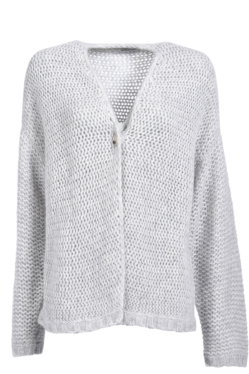 Cropped Cardigan aus Kaschmir-Baumwoll-Mix von STEEN.