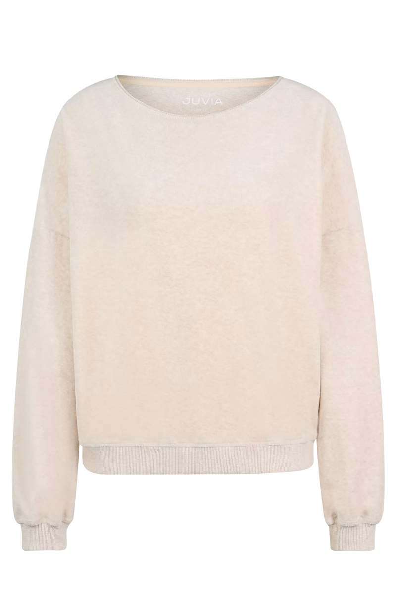 Samt Sweater "Milena Velvet" von JUVIA.