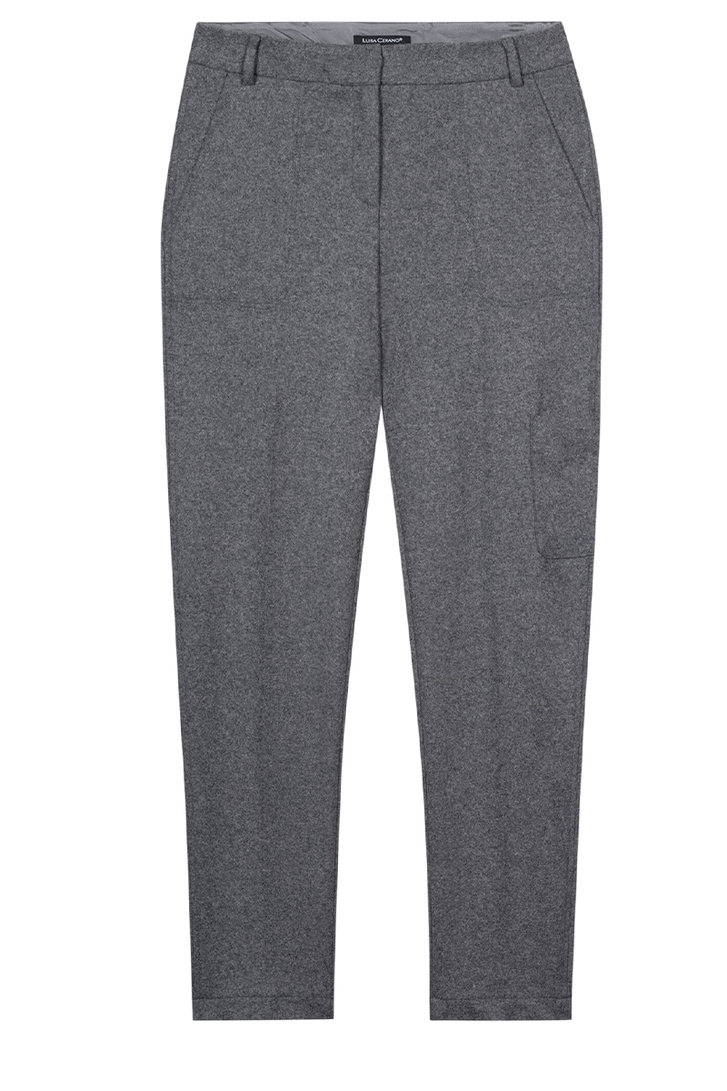 Flanell-Joggpants von LUISA CERANO. Flanell-Joggpants von LUISA CERANO.