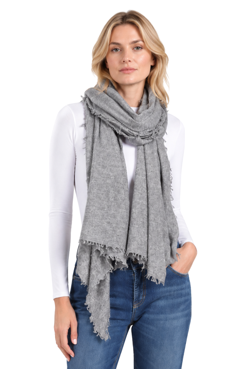 Edles Cashmere-Tuch von PUR SCHOEN, GREY