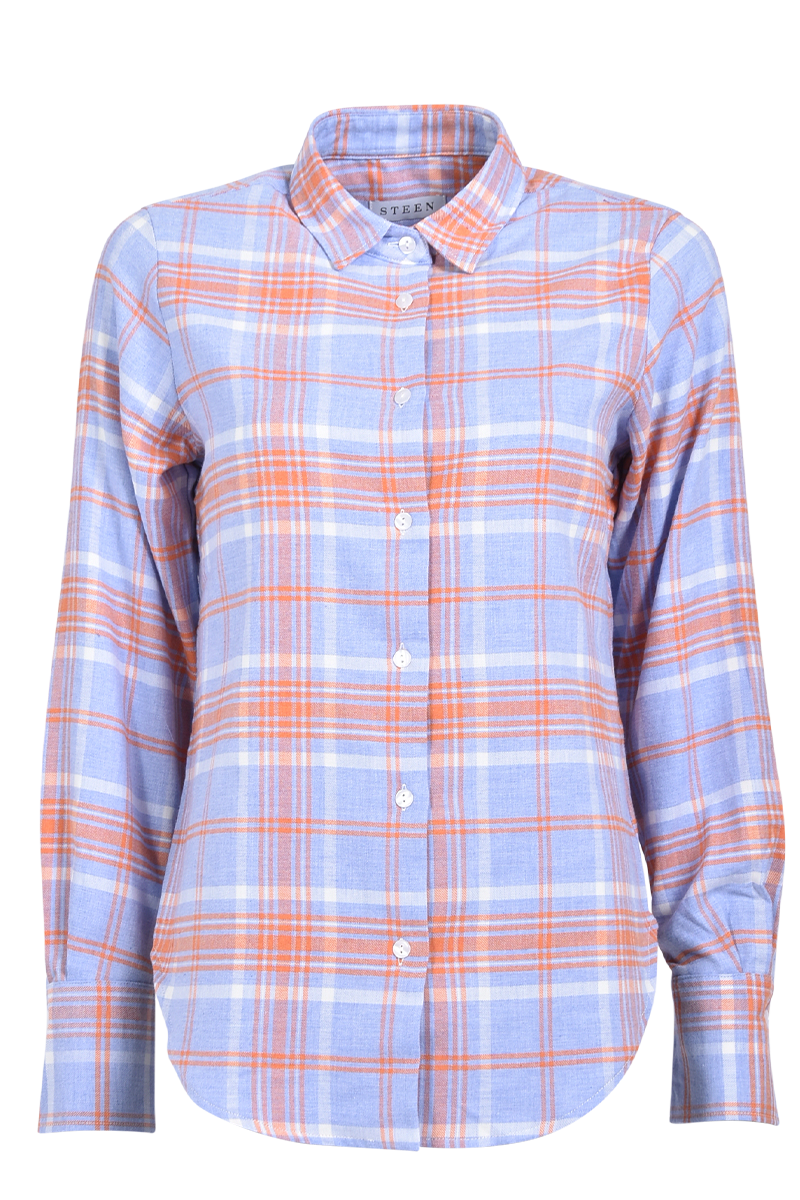 Bluse aus Flanell-Karo von STEEN.