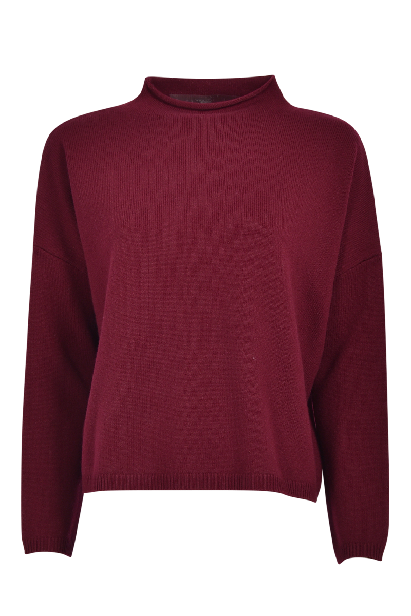 Stehkragenpullover in lockerer Form von INSIEME