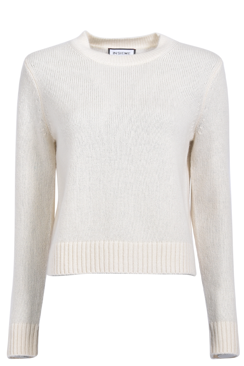 Kurzer Rundhalspullover mit breiten Abschlüssen von STEEN