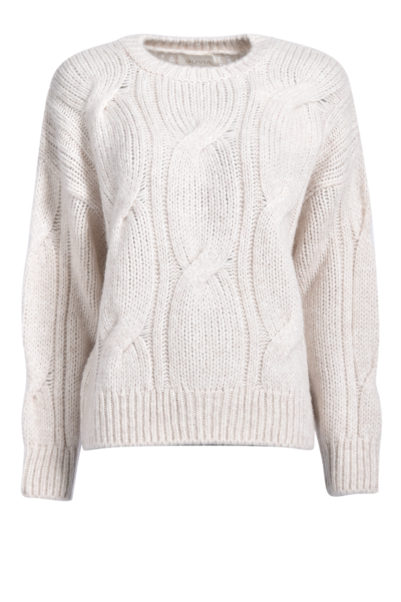 Zopf-Pullover "Mete" von JUVIA.