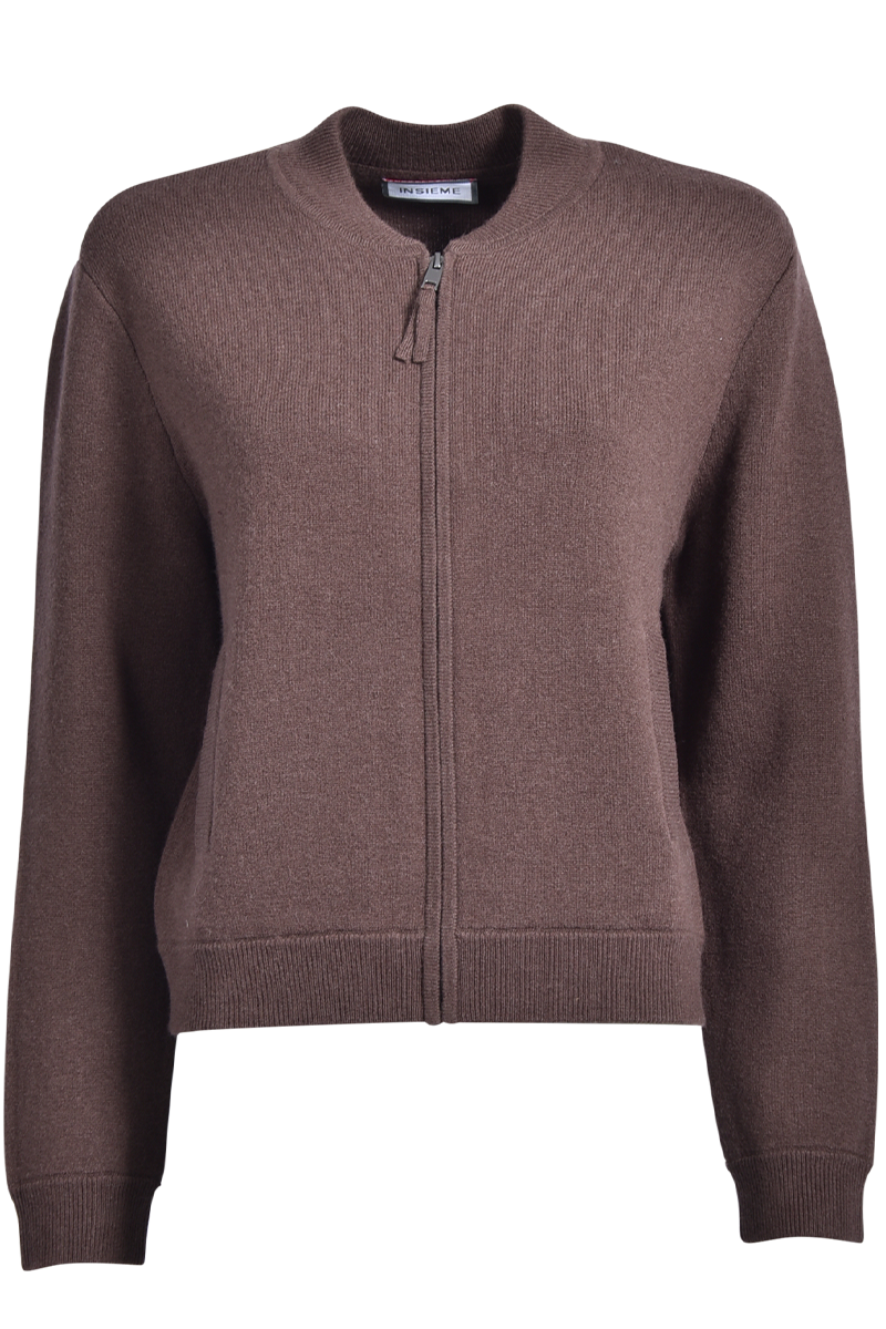Strickblouson mit Reißverschluss von INSIEME.