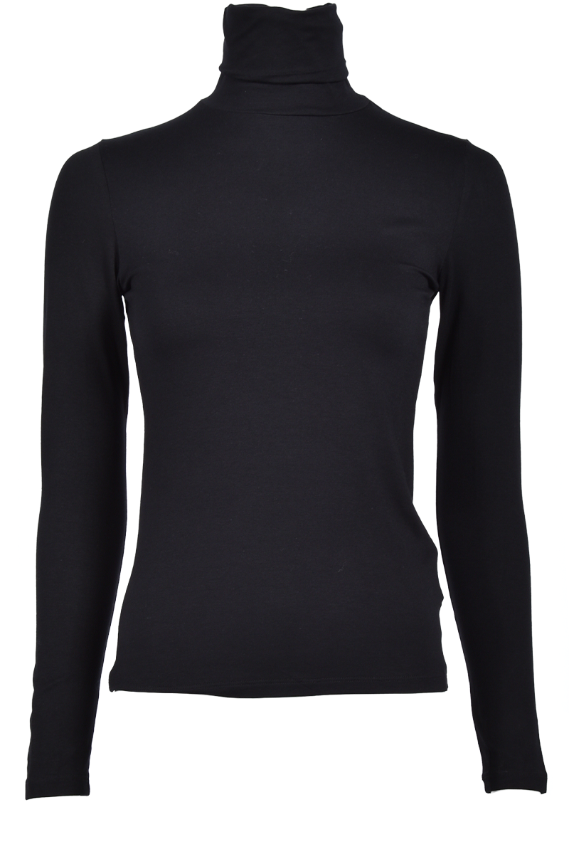 Rollkragenshirt aus Viskose von MAJESTIC Rollkragenshirt aus Viskose von MAJESTIC