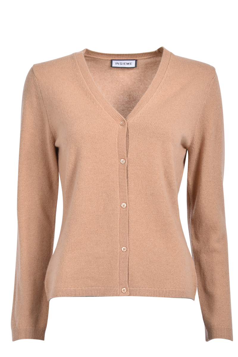 Klassischer Cardigan aus 100% Kaschmir von INSIEME.