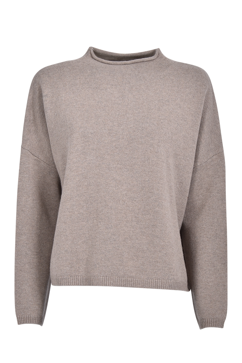 Stehkragenpullover in lockerer Form von INSIEME