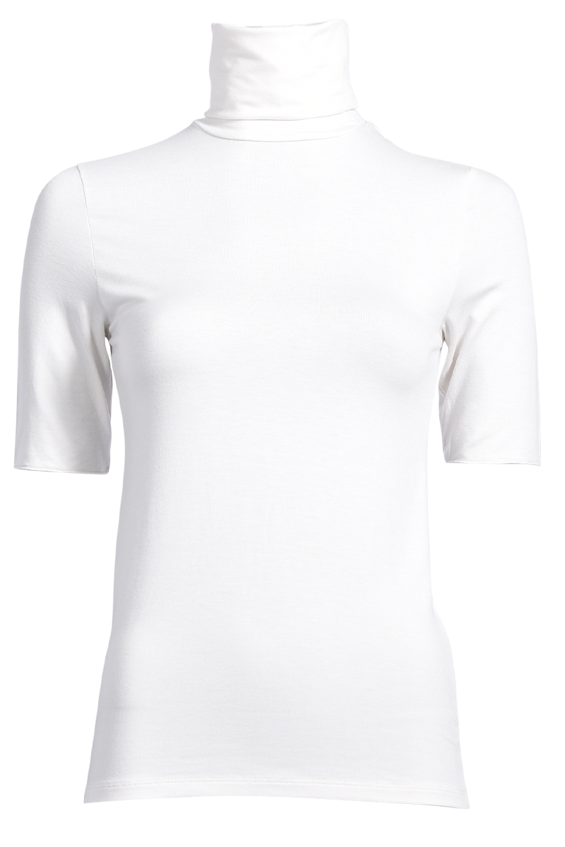 Rollkragenshirt mit Halbarm von MAJESTIC.