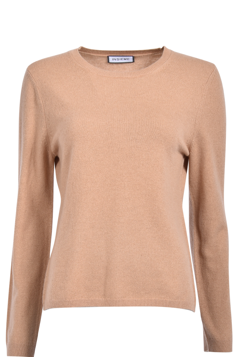 Klassischer Rundhals-Pullover aus 100% Kaschmir von INSIEME.