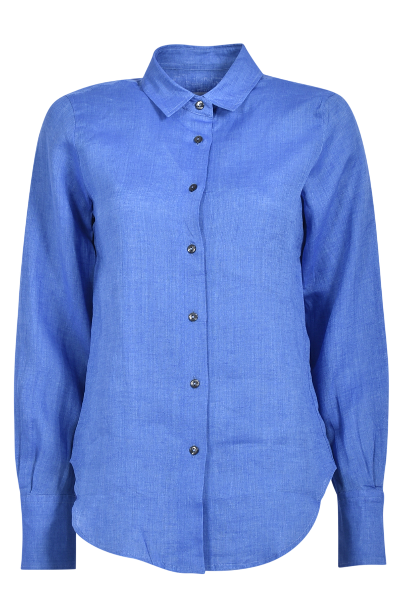 Unifarbende Leinenbluse von STEEN.