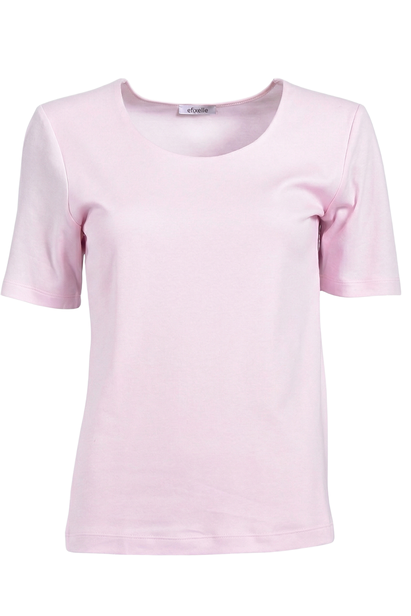 Rundhalsshirt mit kurzem Arm von EFIXELLE