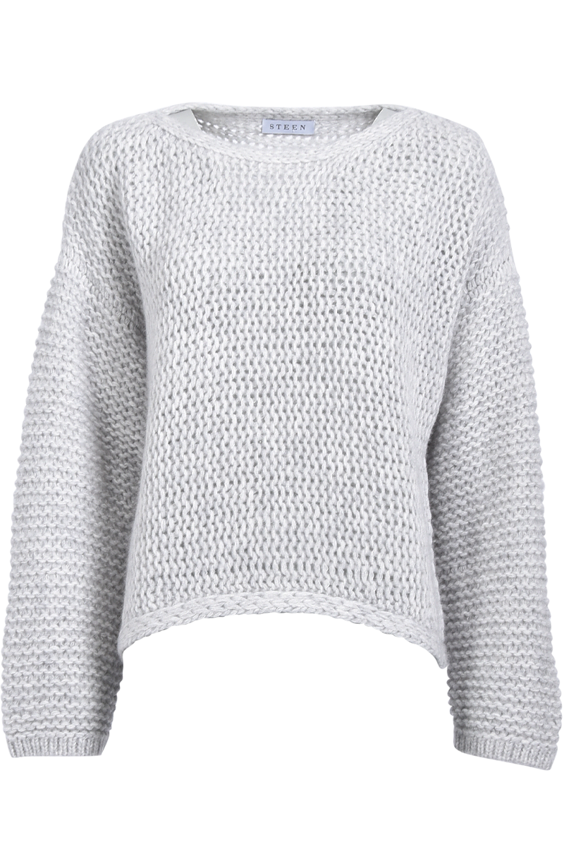 Rundhalspullover mit Struktur von STEEN