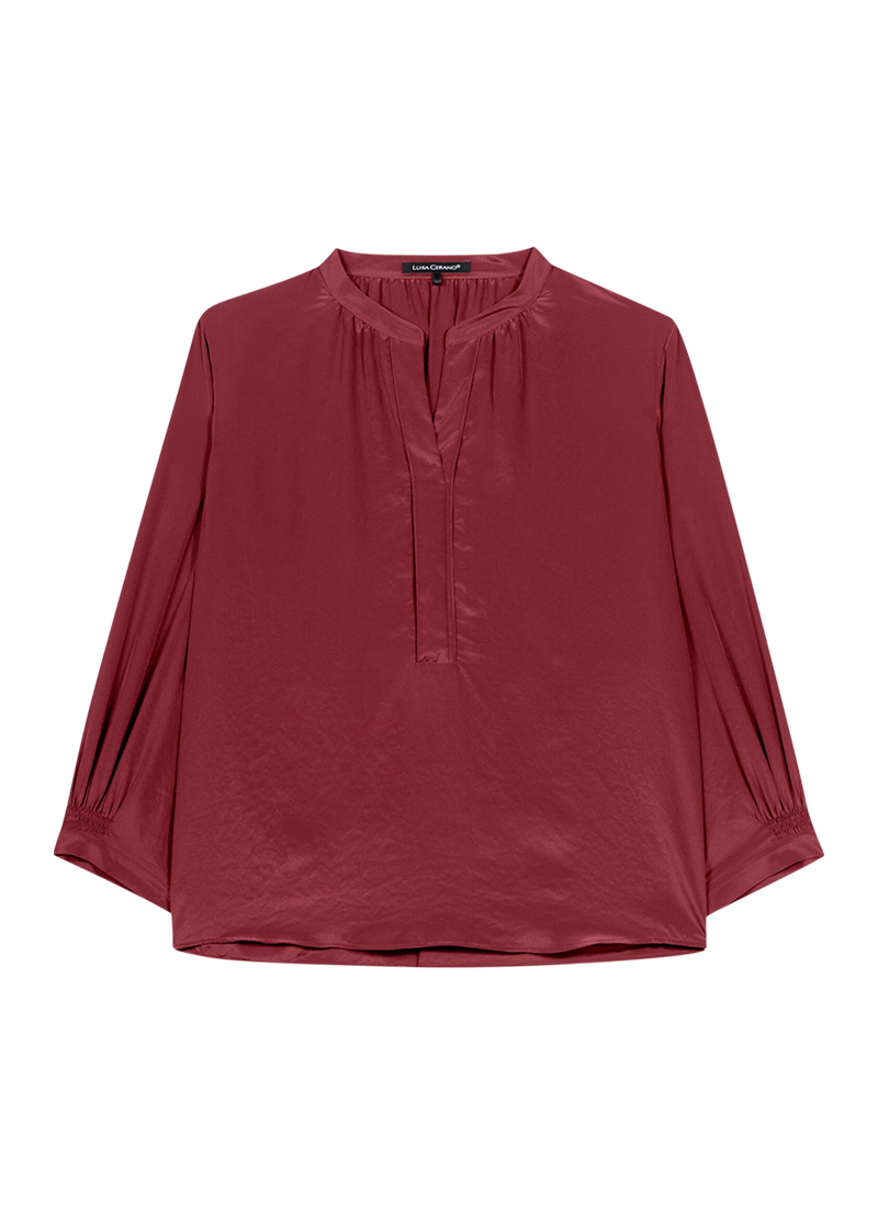 Bluse mit Smokdetail von LUISA CERANO.