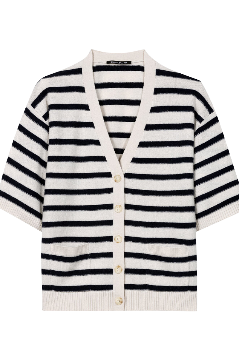 Cardigan aus Kaschmir-Mix von LUISA CERANO.