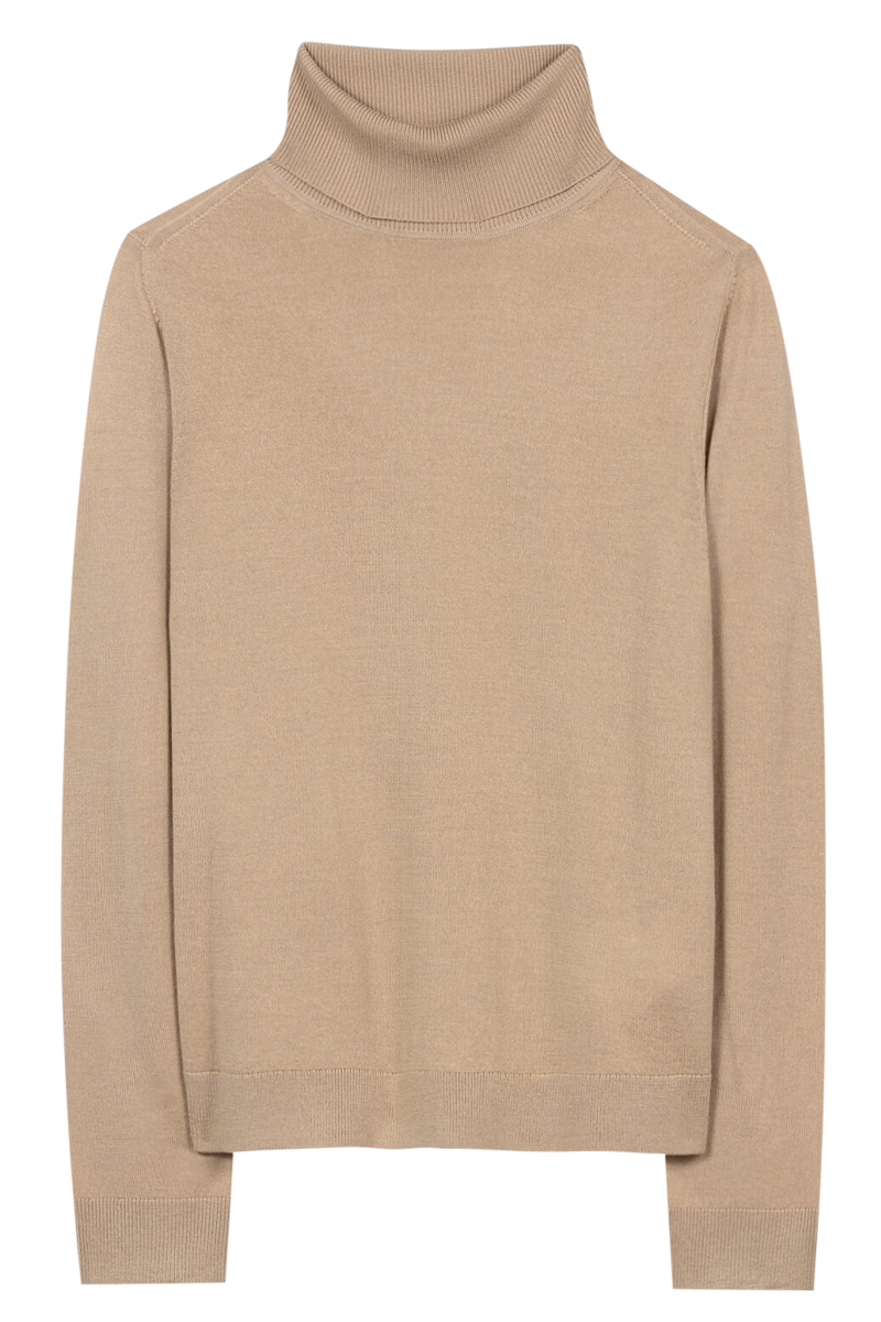 Rollkragenpullover aus Woll-Mix von LUISA CERANO.