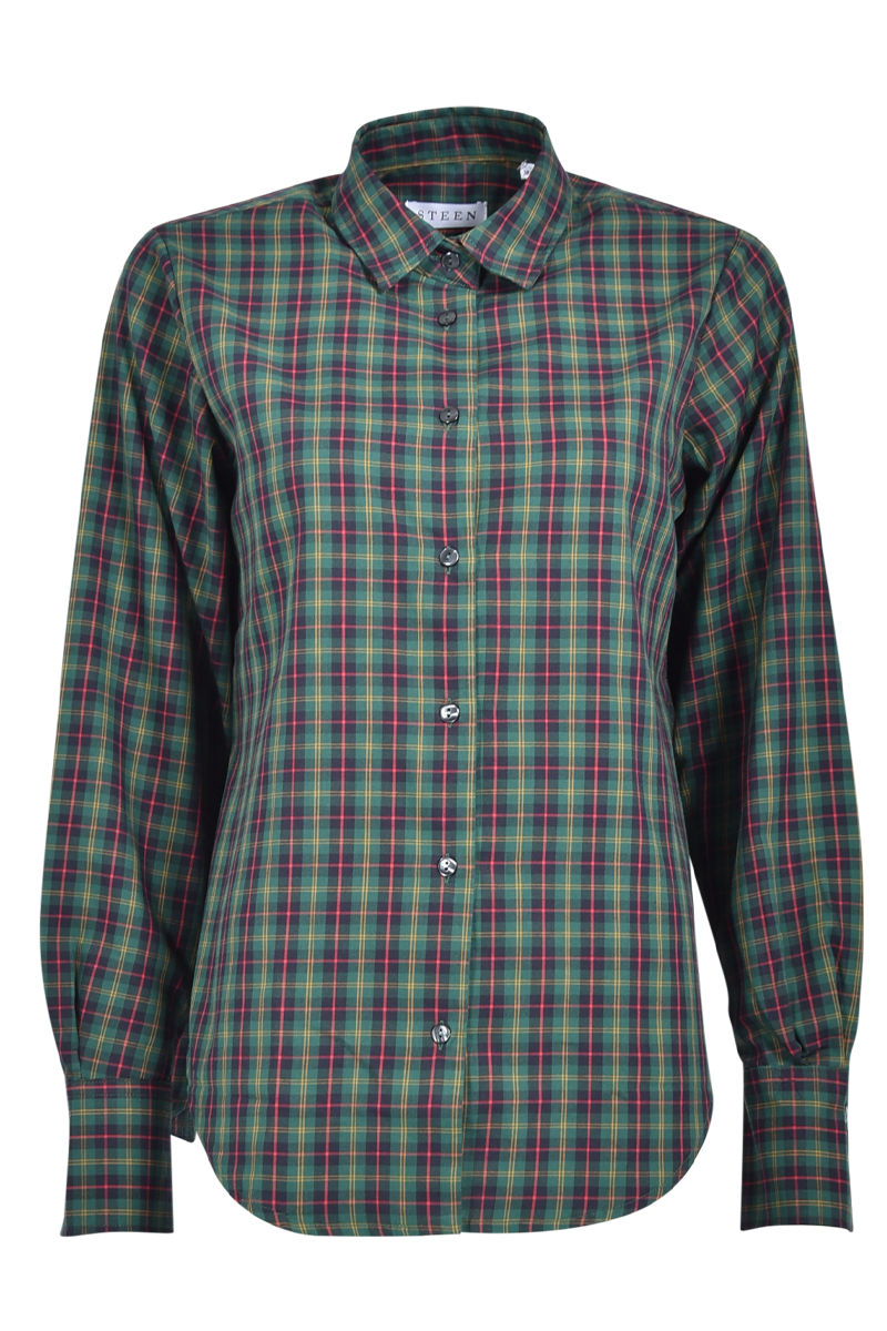 Bluse mit Blackwatch-Muster von STEEN.
