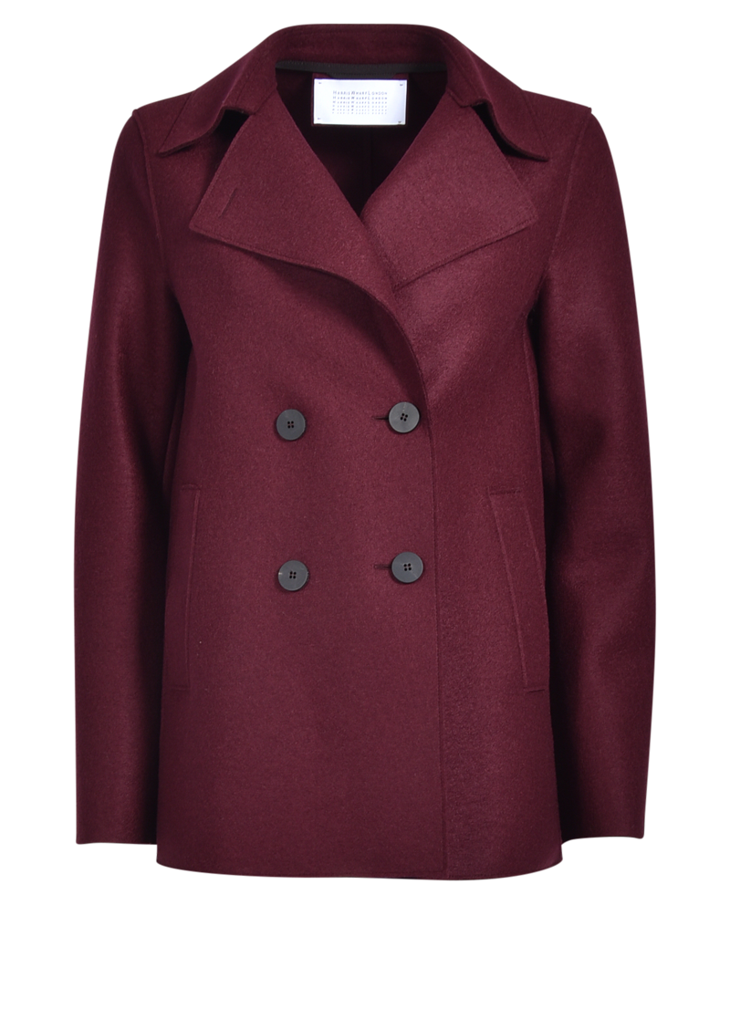 Gewalkte Kabanjacke "AG2211-MLK" von HARRIS WHARF