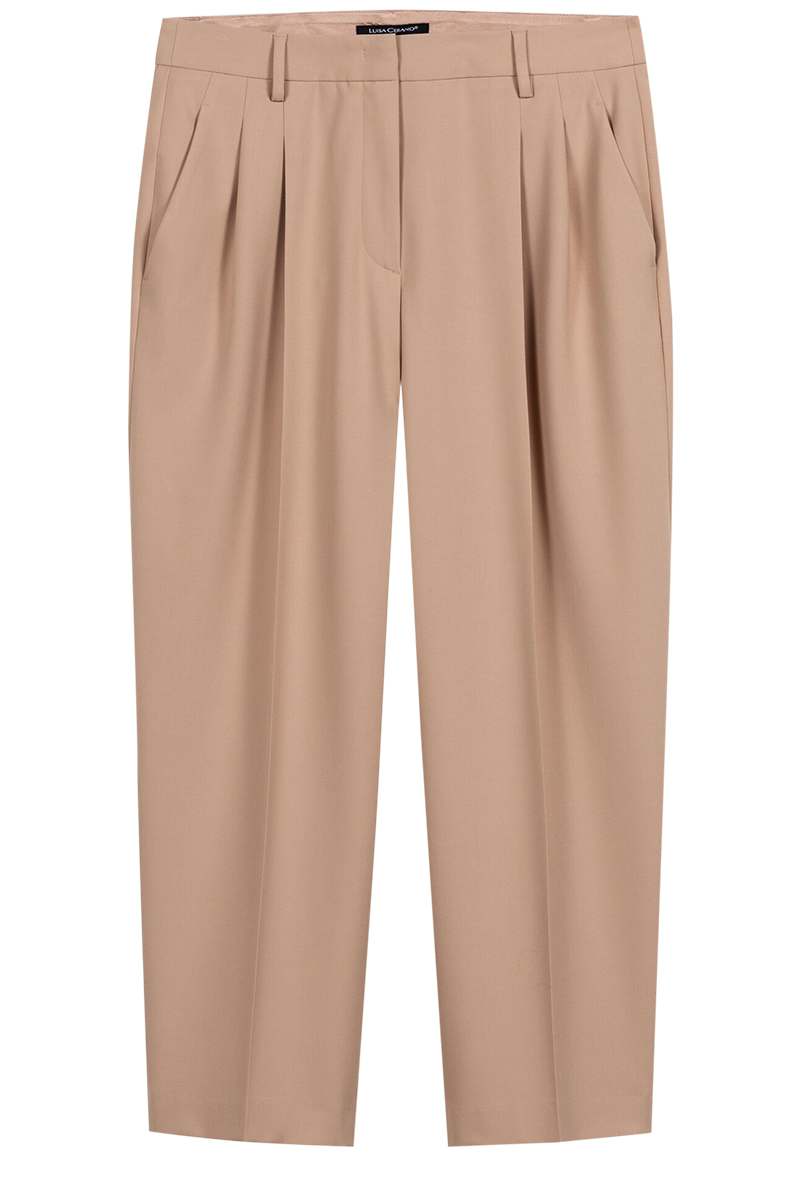 Tapered-Pants mit Bundfalten von LUISA CERANO.