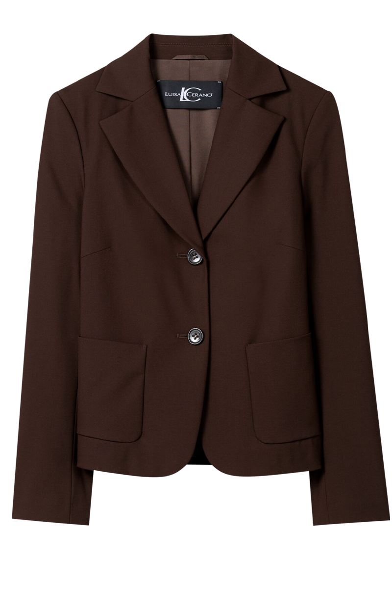 Zwei-Knopf-Blazer von LUISA CERANO.