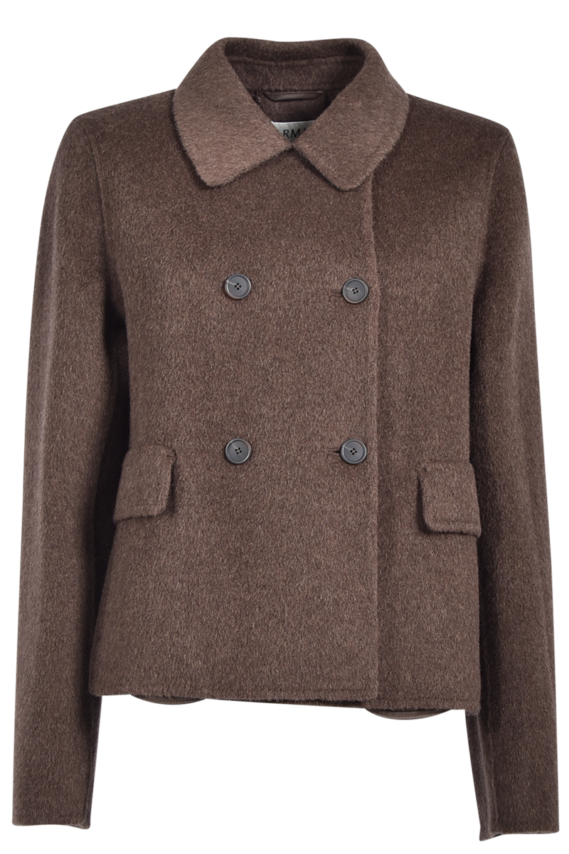 2-reihige Jacke mit Hemdkragen "TATUM" von ARMA.