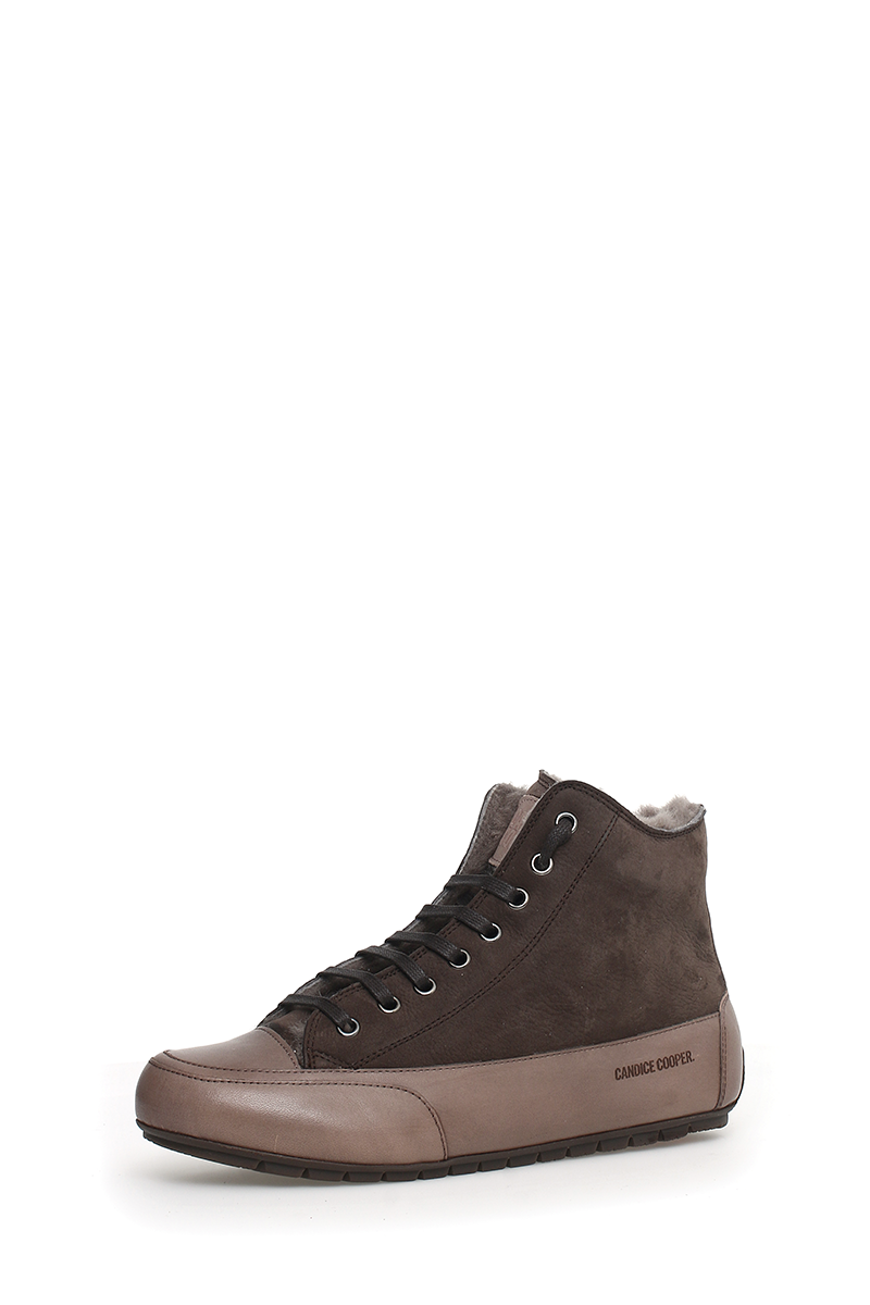 Hoher Sneaker mit Fell