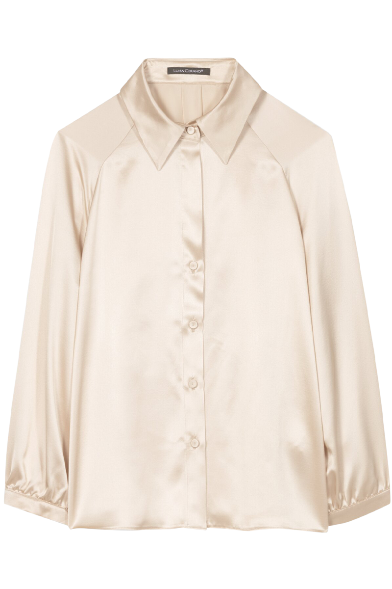Langarmbluse aus Seide von LUISA CERANO.