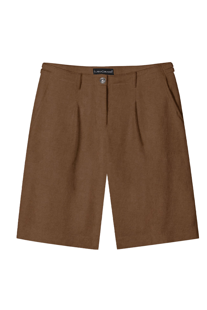 Bermuda aus Leinen-Mix von LUISA CERANO.