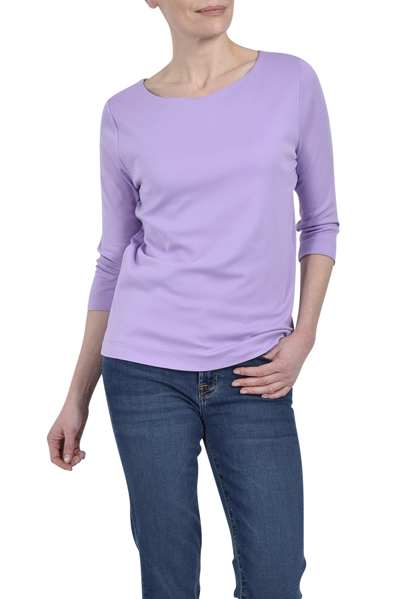 Rundhalsshirt mit 3/4-Arm von EFIXELLE